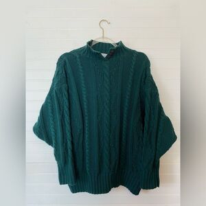 Vintage Saks Fifth Avenue 1980’s - 90’s Cotton Cable Knit Sweater